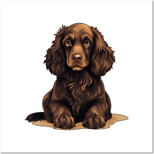 Boykin Spaniel Dog Illustration Posters and Art